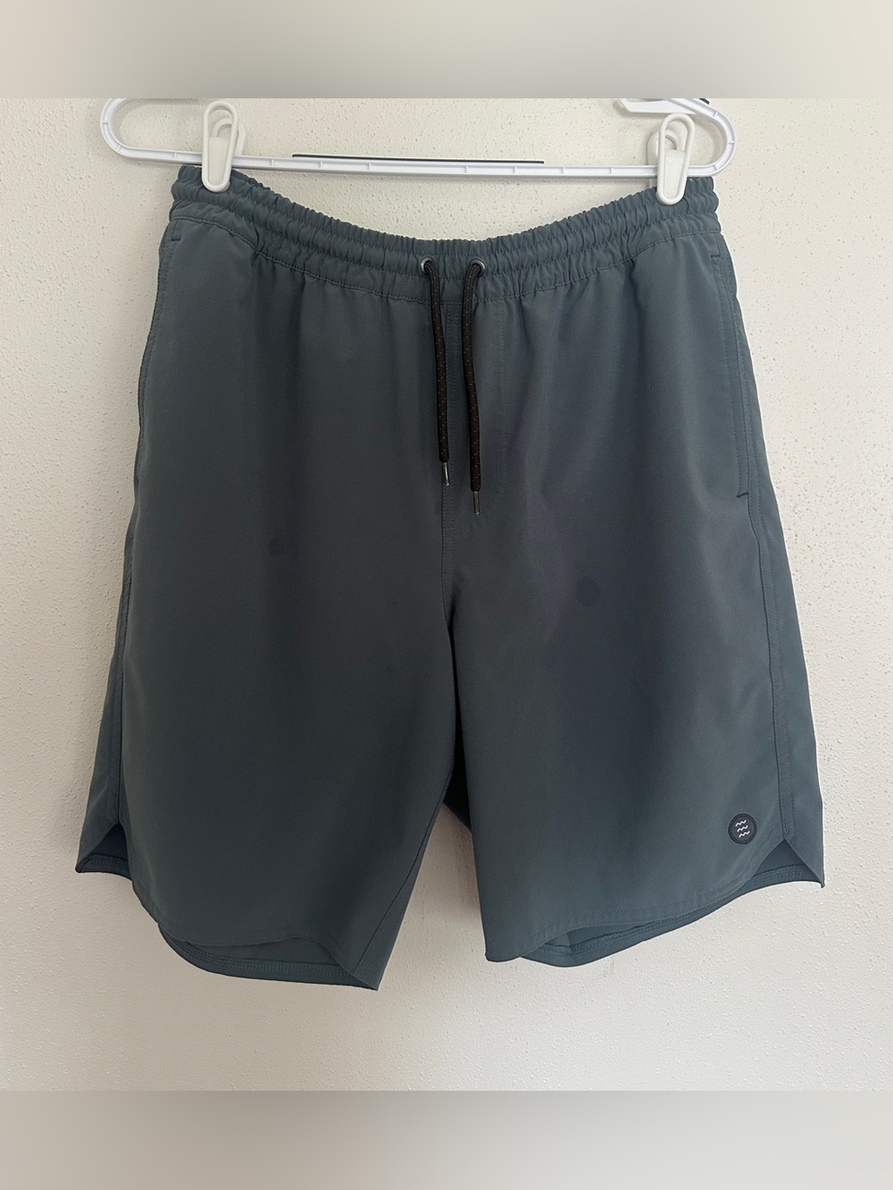 Free Fly Men's Large Active Bamboo Blend Shorts Grey